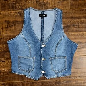 New Look Blue Jean Vest